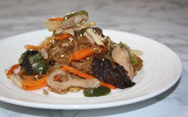 South Korean Food Japchae