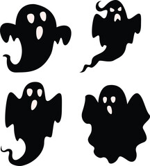 Ghost Halloween Illustration Collection