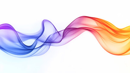 Fototapeta premium Abstract Colorful Flowing Lines