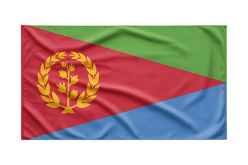 Eritrea's national flag waving proudly, a symbol of heritage, patriotism, and cultural identity for global Eritrean communities