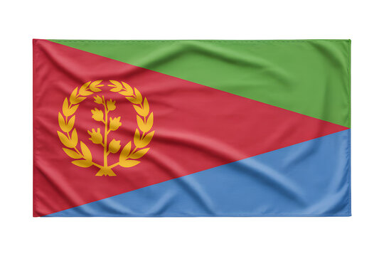 Eritrea's national flag waving proudly, a symbol of heritage, patriotism, and cultural identity for global Eritrean communities