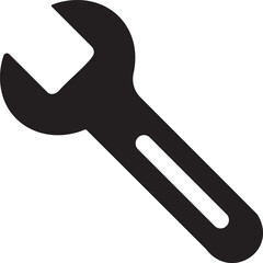 wrench and screw tighter vector illustration, wrench key vector illustration