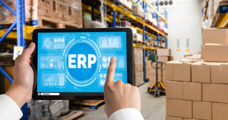 ERP enterprise resource planning software for modish business to plan the marketing strategy