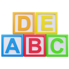 Alphabet Learning Blocks