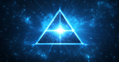 Abstract Triangle Symbol in Cosmic Space