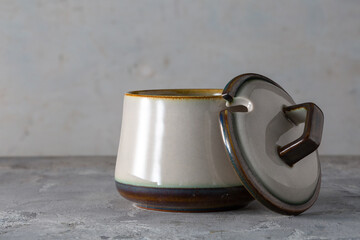 Tema Sugar Pot Denmark Stoneware 1980s