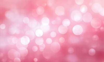 soft pink bokeh background with blurred circular light spots creating a dreamy and gentle atmosphere