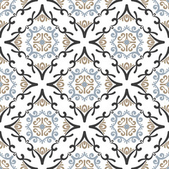 Fototapeta premium seamless damask pattern
