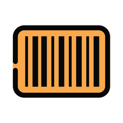 Barcode icon design template