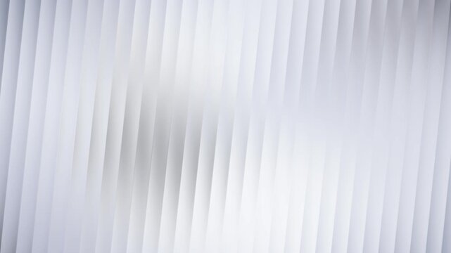 Abstract background of vertical white blinds with soft light and shadow play
