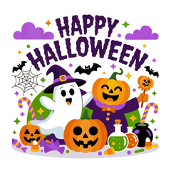 happy halloween card