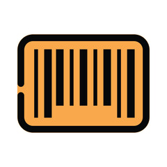 Barcode icon design template