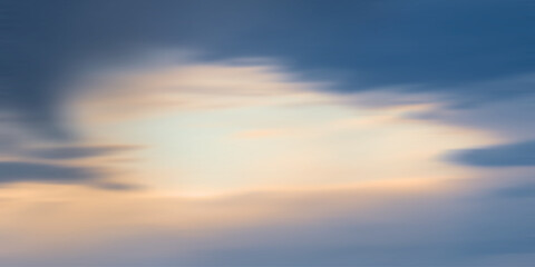 Obraz premium View of the sunset sky with clouds, natural background, vector design