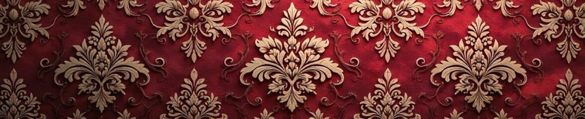 Elegant Intricate Floral Damask Pattern High-Resolution Texture for Sophisticated Design Projects, Ideal for Web and Print