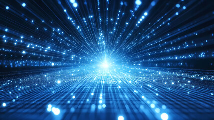 Obraz premium Digital Pathway to the Future