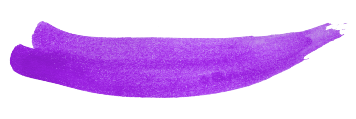 purple watercolor background. Artistic hand paint. Isolated on transparent background.