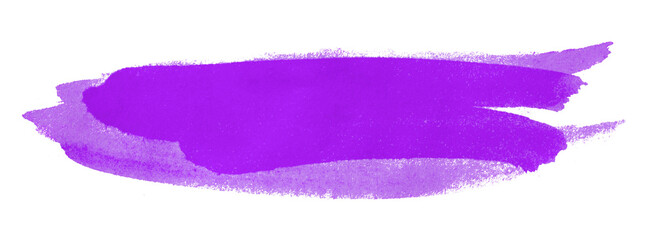 purple watercolor background. Artistic hand paint. Isolated on transparent background.