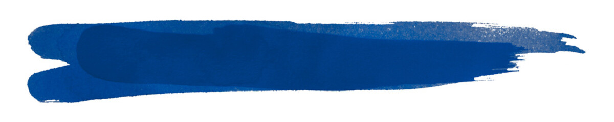 blue watercolor background. Artistic hand paint. Isolated on transparent background.