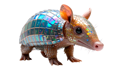 Shiny Mosaic Armadillo Fantasy Animal
