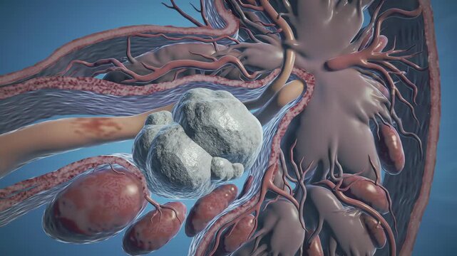 Kidney stone structure