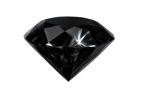Black diamond elegant luxury precious carbon gemstone - Powered by Adobe