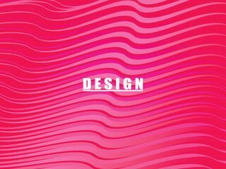 Abstract vector with a pattern of wavy lines and repetitive geometric shapes in red, creating a dynamic and modern effect suitable for backgrounds, posters or contemporary graphic designs.