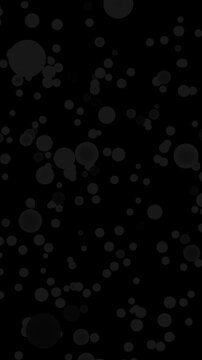 Minimalist Dark Circle Overlapping Abstract Pattern Graphic Background