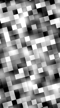 Abstract Blurry Grayscale Square Tiled Background Pattern for Modern Design