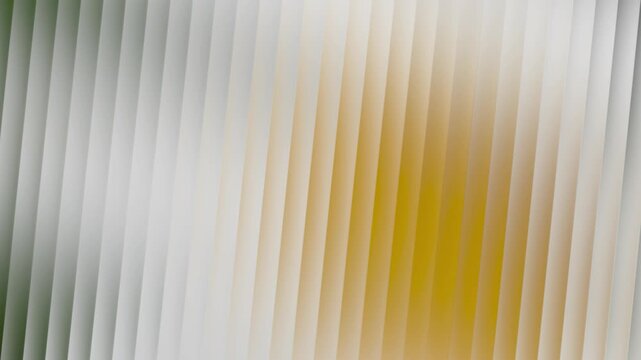 Abstract vertical blinds with a gradient of grey to yellow, creating a modern and clean aesthetic