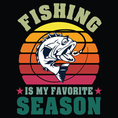 Fishing t-shirt design