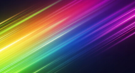 Obraz premium Abstract colorful light streaks create a dynamic and vibrant background for modern designs and presentations