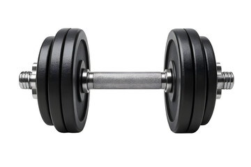 Naklejka premium dumbbell isolated on white background