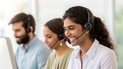 Customer service team in India engaged in virtual meetings — symbolizing dedication, problem-solving, and client satisfaction