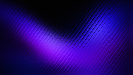 Abstract gradient background with diagonal lines and soft purple and blue light effects
