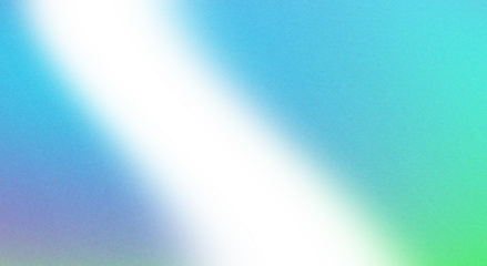 Abstract diagonal black swirl through vibrant blue and green gradient transparent background pattern 