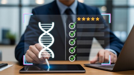 DNA Evaluation and Rating System Interface for Personalized Medical Analysis with Star Grading