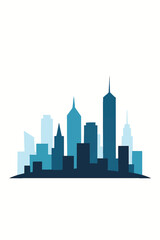 New York City skyline vector illustration