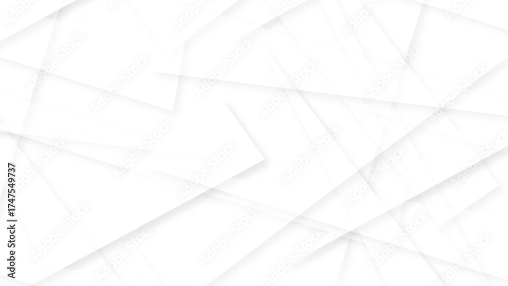 Wall mural white and colorful tiles floor tiles vector design abstract 3d layers box, abstract white tile patte