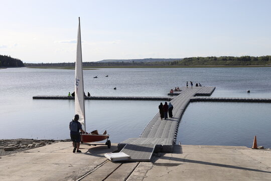 man on the pier
