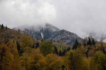 Almaty, Kazakhstan, and the beautiful autumn season