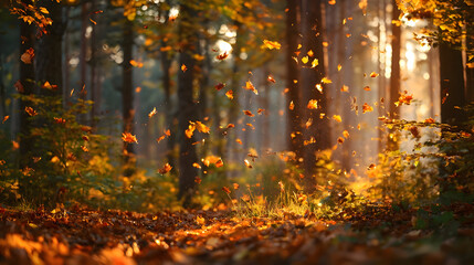 Falling Autumn Leaves

