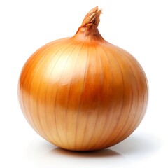 Golden Onion Vegetable Isolated on White Background