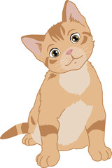 cute cat animals illustrations print vector art