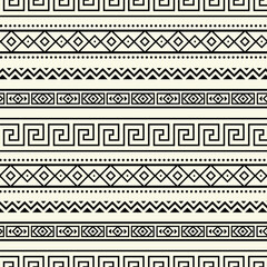 Detailed Ethnic Lace Pattern Backgrounds: Traditional Ornate Border Collection for Invitation & Web Design