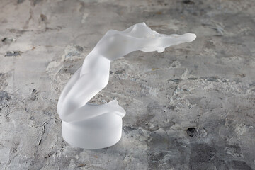 Chrysis Crystal Car Mascot Hood Ornament France 1990s Design 1931