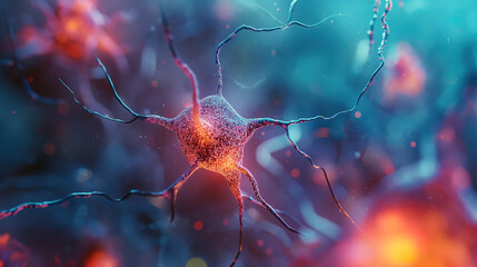 Neural network and cell structure in a biological concept design