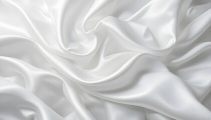 Obraz premium 3D White Silk Fabric Background
