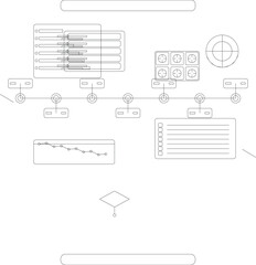 Education Progress Chart Unique Vector – Student Achievement, Learning Milestones, and Academic Growth Illustration
