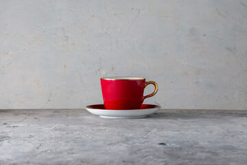 Art China Iromaki  Morning Cup and Saucer Japan 1970s