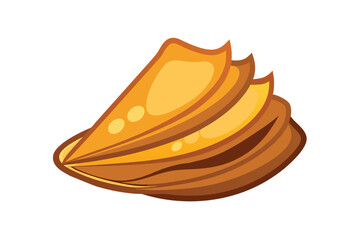 crepes food vector illustration on white background